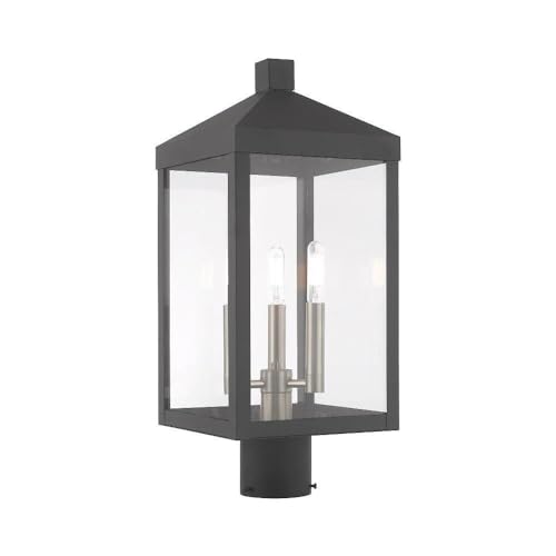 Livex Lighting 20592-76 Nyack - 3-Light Fixture, Scandinavian Gray