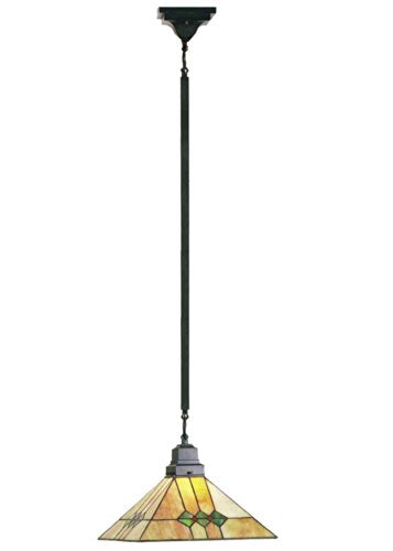 Meyda Tiffany 49118 Lighting, 13 sq. in, Bronze/Dark