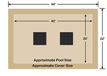 Loop-Loc Ultra-Loc III Solid Rectangle Pool Safety Cover 20' x 42' Tan