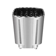 Sauna Steam Generator Stainless Steel Sauna Heater Stove Sauna Heater with External Controller Sauna Room Heating Equipment Double-Layer Thermal Insulation Protection Sauna Accessories (Saw)