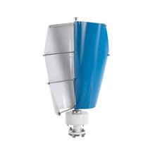 Wind generator, 12V/24V Vertical Axis Wind Portable Generator Maximum Power 100W IP67 Energy For Home RVs,for Home Boat Marine(White-and-Blue-12V)