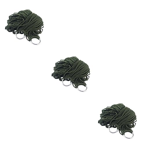 MaGiLL 3pcs Sleeping Swing Hammock Rope Hammock Swing Camping Swing Bed Backyard Hammock Hanging Bed Hanging Nap Bed Outdoor Swings Meshy Rope Hammock Outdoor Hammock Travel Lifts Beach