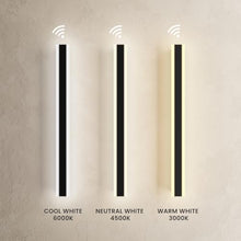 MOD LIGHTING Haylen Sensor | Waterproof Outdoor Wall Light with Dawn-to-Dusk Sensor, Remote Control for Colour Temperature 3000K-6000K & Brightness, Long Patio Lights, Exterior Sconce, 1-Pack (79")