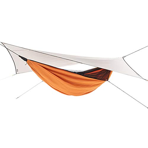 Renovation House Swing Single Double Hammock with Canopy Outdoor Swing Anti Rollover Sunshade Hammock Suitable for Camping Backpack Travel 118.1 * 124.4 Inches Swing Seat