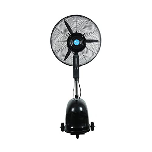 BREVELTION 26inch Humidification and Watering Industrial Spray Electric Fan Atomizing Floor Fan 110V