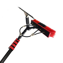 Water Supply Pole for Window Glass, Solar Photovoltaic Panel Cleaning Brush, Aluminum Alloy Telescopic Pole,Glass Cleaning Tools for Indoor/Outdoor High Window,6.0 M/19.7 Ft