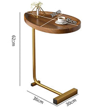 NRFJFOP Sofa Side Table Rock Slab Storage Corner Living Room Sideboard Bedside Removable Small Coffee