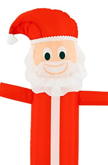 LookOurWay Air Wavers Inflatable Tube Man Set - 6ft Santa Air Waver with Air Dancer Blower - Inflatable Advertising Tube Guy with Flapping Waving Arm - Christmas and Holidays - Outdoor Business Sign