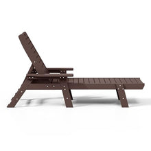 WestinTrends Malibu Poly Reclining Chaise Lounge (Set of 2) Dark Brown