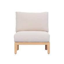 Seeheool Acacia Wood Patio Furniture Club Chair, Outdoor Rope-Woven Chair, Set of Two, Suitable for porches, Gardens, backyards, and Balconies (Light Teak + Beige Rope + Beige Cushion).