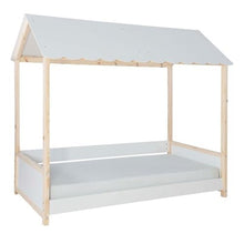 Home Square 2-Piece Twin Youth House Bed & Bookcase Set White