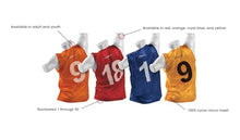 Kwik Goal Youth Numbered Scrimmage Vests 1-50 Royal
