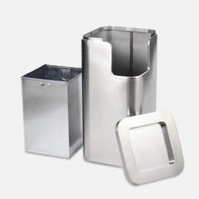 Hhaoran-9863 Ashtray Trash Can Hotel Lobby Stainless Steel Trash Can Vertical Shopping Mall Elevator Entrance Hotel Corridor Lobby Ashtray Standing Ashtray Outdoor for Patio (Color : C)