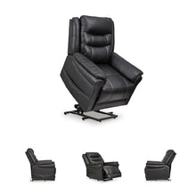 Signature Design by Ashley Oatman Power Lift Recliner, Carbon