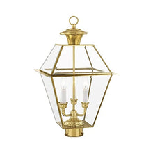 Livex Lighting 2384-02 3-Light Light Fixture, Polished Brass