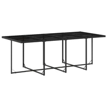 AMBERARD Patio Dining Set 12-Seater Black Furniture Set