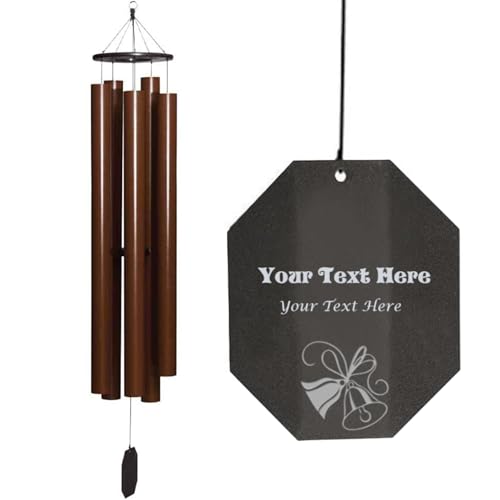 Lambright Chimes Spirit of Maroon Bells Extra Large 75" Personalized Wind Chime, Memorial Wind Chimes for Loss of Loved One, Christmas Wind Chimes