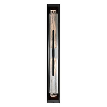 CWI Lighting Curva Integrated LED 44in Sand Black Outdoor Wall Light with Handcrafted Glass for Garage Door, Front Porch, Entryway