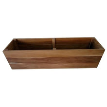 Diamond Tropical Hardwoods Window Box Teak Planter, 36" x 12" x 12"