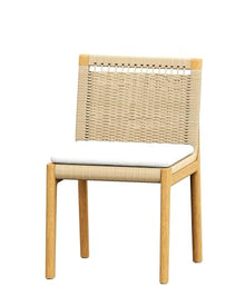 WholesaleTeak Qty 6 - Grade-A Teak Wood Luxurious Solo/Single SEMA Armless Chairs #16SeAL