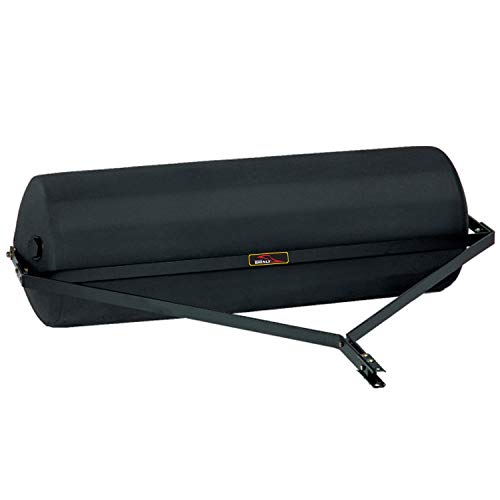 Brinly 485 lb. Tow Behind Poly Lawn Roller with Easy Turn Plug, 18 by 48"