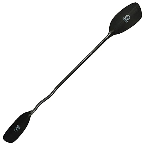 Werner Paddles Whitewater Kayak Paddle Carbon Bent Shaft 197cm