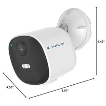 PoolScout Wireless | Battery & Solar Kit - Pool Security Alarm System for Preventing Drowning of Toddlers & Pets in Your Swimming Pool (3 Months Premium Subscription Included)