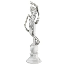 Design Toscano Aurora Roman Woman of Dawn Indoor/Outdoor Garden Statue, Gallery Size, 37 inches tall, Cast Stone Resin, Antique Stone Finish