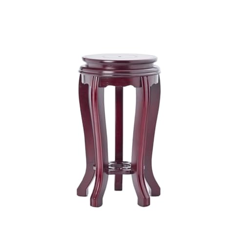 QUANGJN Pcs Plants Saucers Tall Flower Pot Base Bracket Round Solid Wood Buddha Statue Fish Tank Ornaments Vase Base Wooden Tray Plant Pot Saucers,