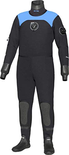 Bare D6 HD Pro Dry Mens Drysuit Blue Large