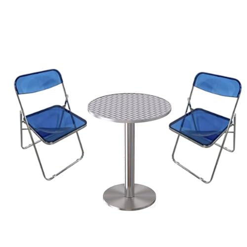 TBJEN Square Aluminum Indoor-Outdoor Table with Base, Counter Height Cocktail Bistro for Home Indoor Outdoor, Stainless Steel Kitchen Breakfast Dining Side with Stable, Easy Assembly(D)