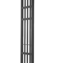 Panacea 84303 Mission Garden Arbor with Lanterns, Black, 79.5" H