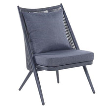 Furniture of America Chauncy Aluminum 3-Piece Outdoor Bistro Set in Gray