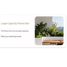 FURUIM2024M Park Planter Bench Multifunctional Planter Bench Storage Seat