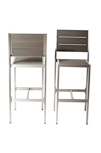 Pangea Home BETTY 5 Piece Bar Set Grey