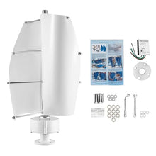 HUIZHITENGDA 220v, 16000W Portable Verticalwind Power,2M/S Wind Speed Starting Wind Power Generator with Charge Controller for Farm, Highway, Mountainous Areas