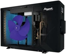 Raypak Crosswind Model 30i Heat/Cool Pool Heat Pump 28K BTU Black