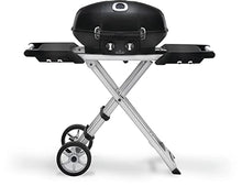 Napoleon TravelQ PRO285X Portable Propane Gas Grill with Foldable Scissor Cart, Black, 2 Burners, Tailgating, Camping, and Small Outdoor Spaces