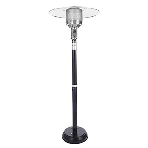Patio Heater Heating Tip-Over Protection Adjustable Gas Patio Heater 220 x 80 x 45cm for Outdoor Garden Home 5-13KW