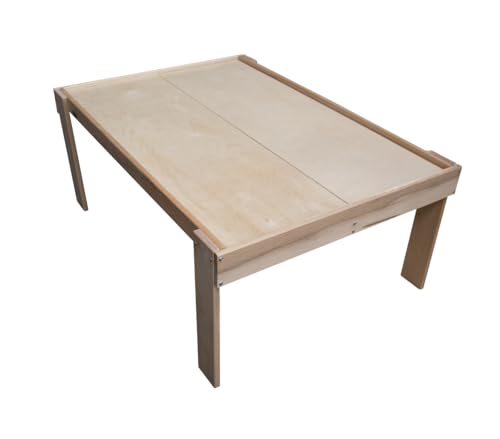 Beka Train Table with Top and Two Trundles Beige