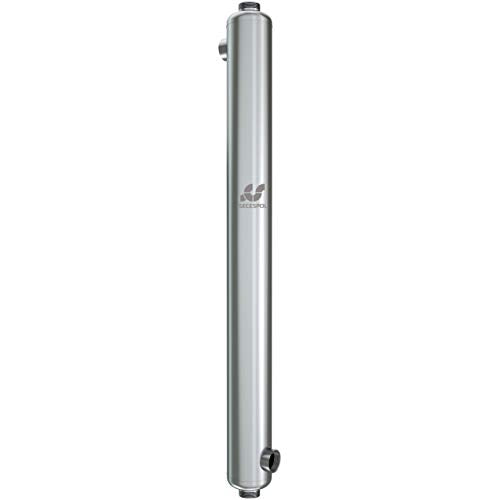 SECESPOL 1200 kBtu Titanium Pool Heat Exchanger Shell and Tube for Marine/Salt/Swimming Pool/Solar/Spa TI1000