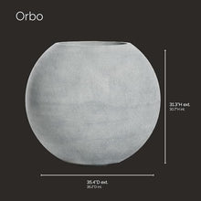 COSAPOTS Orbo Globe Sphere Indoor/Outdoor Planter, 35x31in Concrete Stone