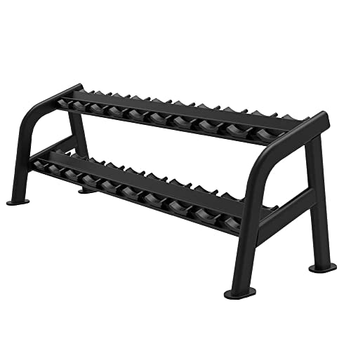 TKO 2 Tier 10 Pair Dumbbell Rack