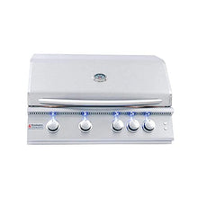 RCS Premier Series 32-Inch 4-Burner Built-In Propane Gas Grill With Rear Infrared Burner & Grill Lights - RJC32ALLP