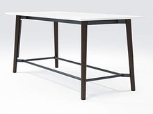 Olio Designs Della Rectangle Bistro Table, 42" x 90", Umber