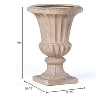 Finish Large Urn Tan