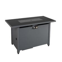 Outdoor Fire Pit Table with Lid for Patio and Backyard Use 25 Inch Height 42 Inch Width Steel Construction