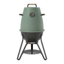 Kandu Outdoor Vertical Cooking Charcoal Oven Grill, Jungle Green
