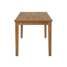 Outdoor Escape Brown Extendable Outdoor Patio Teak Dining Table, Durable Teak Wood, 108.5 Inches Wide, Suitable for Outdoor Gatherings