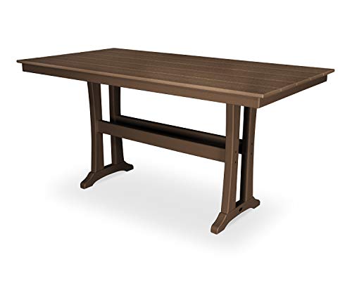Trex Outdoor Furniture™ Farmhouse Trestle 37" x 72" Counter Table in Tree House
